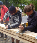 hanging floor joists